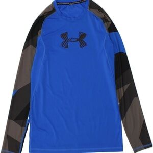 Under Armour Youth Boy XL Lightweight Activewear Long Sleeve Top Shirt Blue YXL